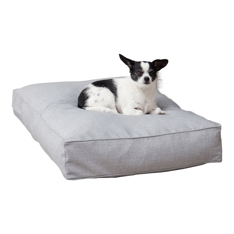 Happy Hounds Casey Rectangle Indoor/Outdoor Dog Bed - Small (36"x24") - Heather