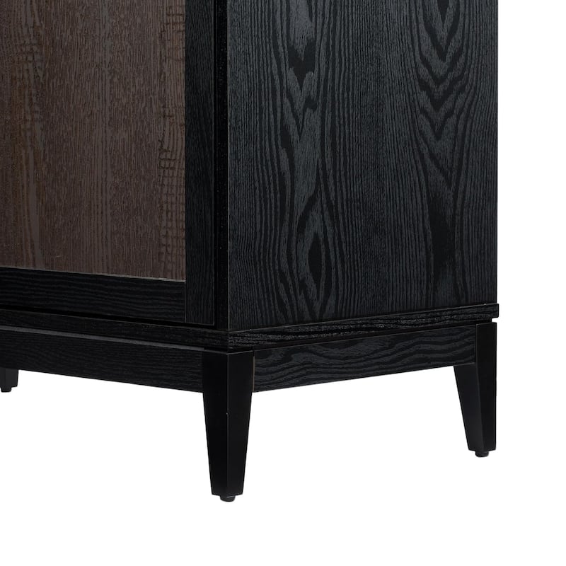 Sango Arch 2 Door Cabinet - Black, Stylish and Functional Storage