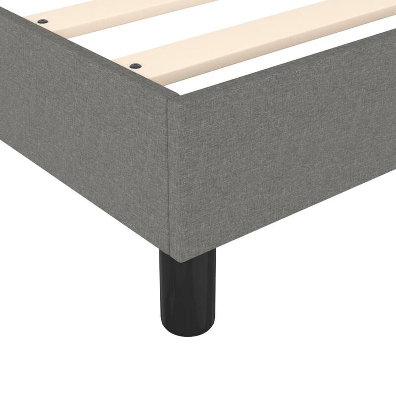 vidaXL Bed Frame Box Spring Platform Bed Base Frame Mattress Foundation Fabric
