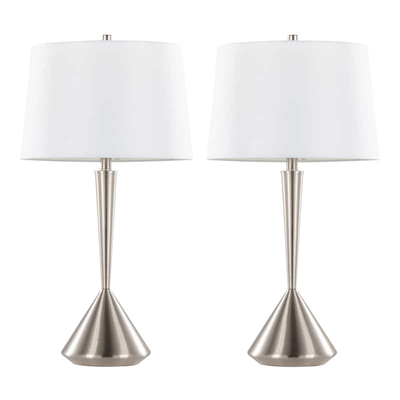 Diva 29" Metal Table Lamp - Set of 2