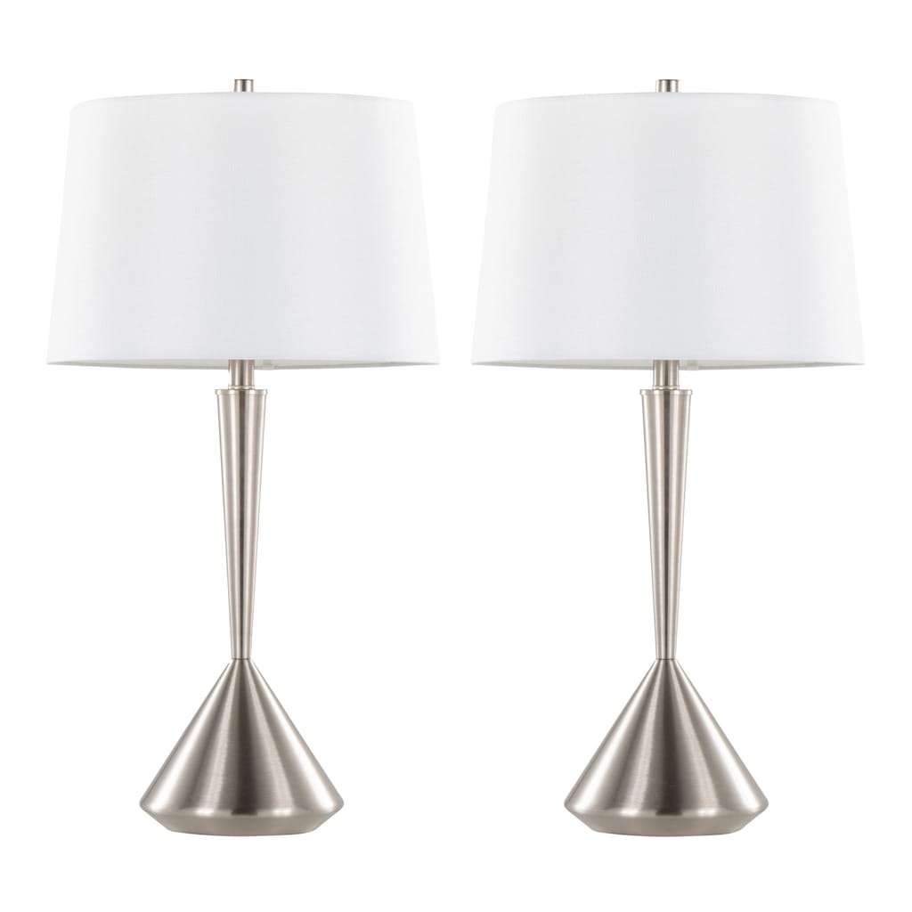 Diva 29" Metal Table Lamp - Set of 2