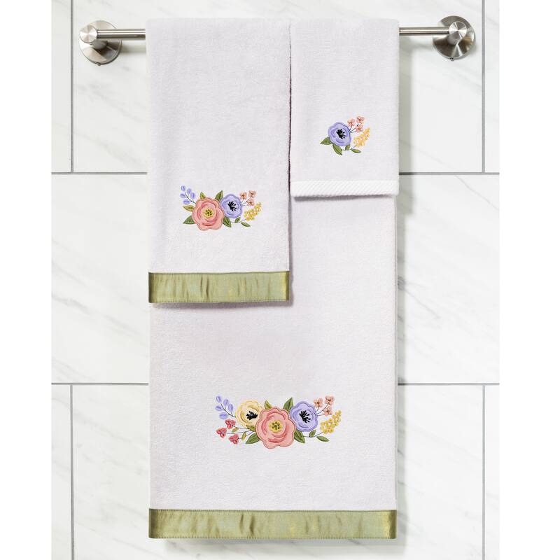 Authentic Hotel and Spa Turkish Cotton Verano 2PC Fingertip Towel Set