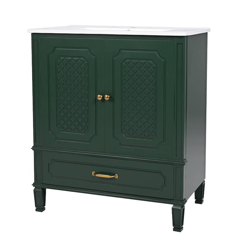 Christopher Knight Home- Mike Bathroom Vanity with Double Sink Set