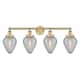 Option Brushed Brass / Clear Crackle