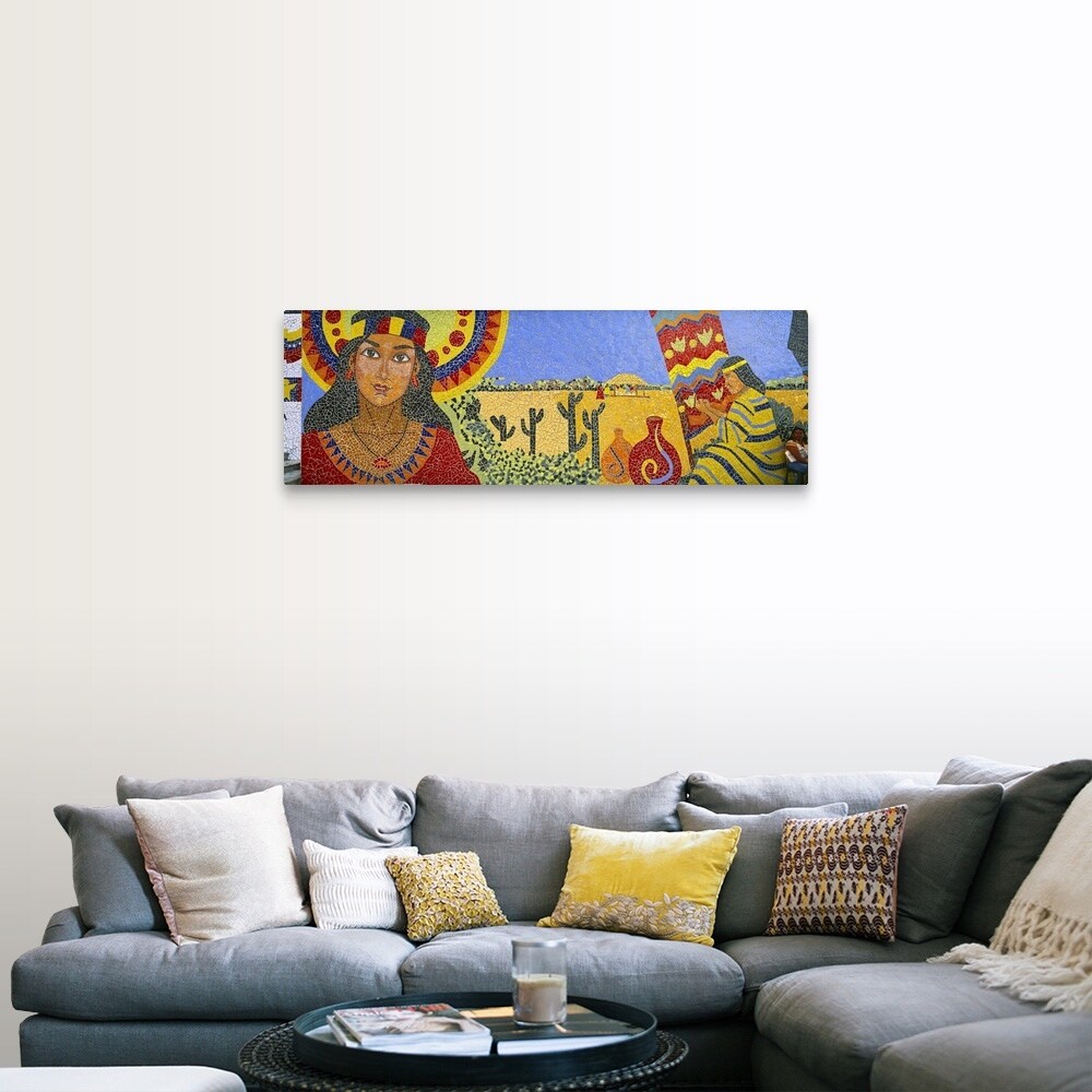 Shop Mural On A Wall La Hoyada Caracas Venezuela Canvas Wall Art Overstock 31181984