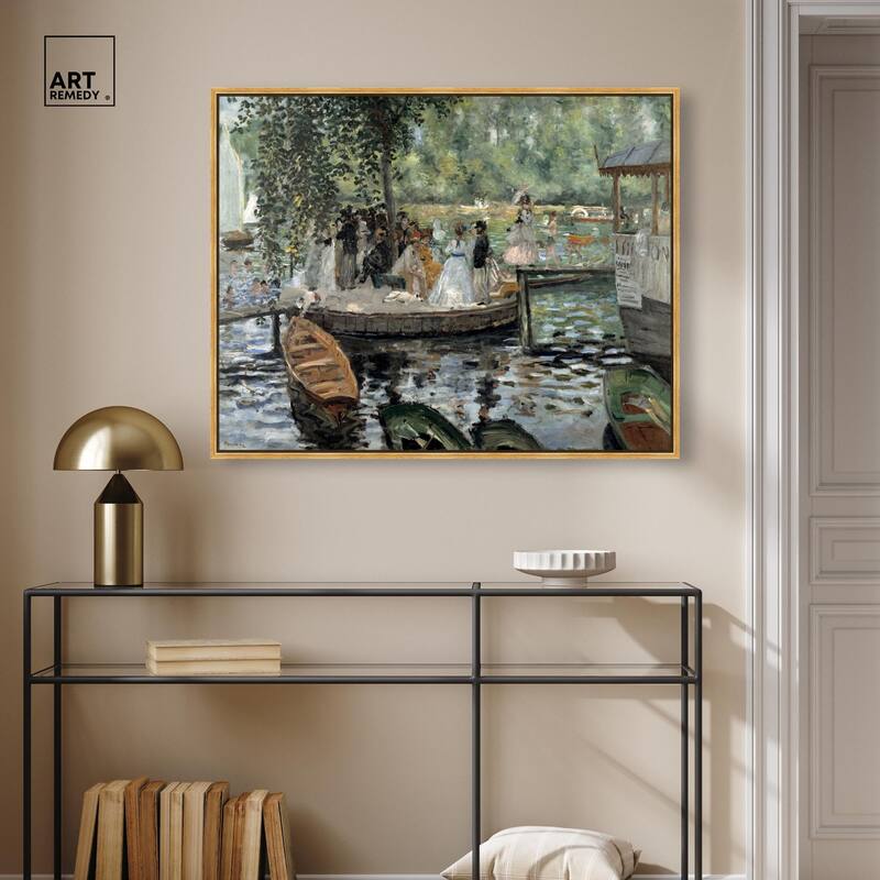 La Grenouillere 1869 Canvas by Art Remedy