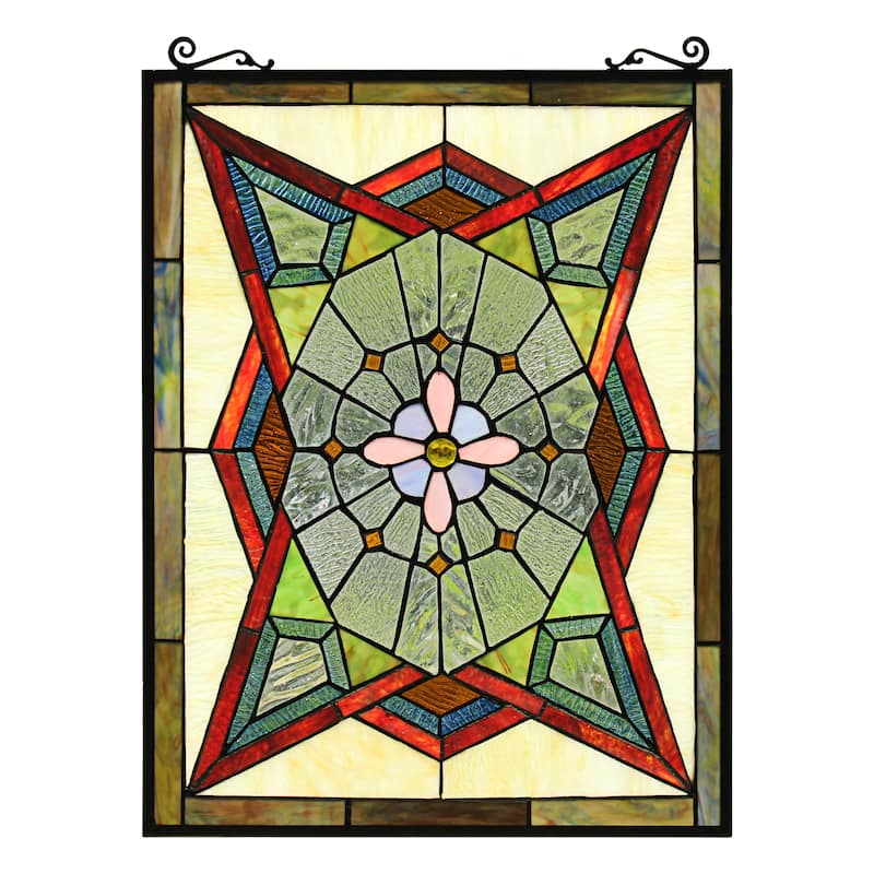 Geometric Design Window Panel/ Suncatcher