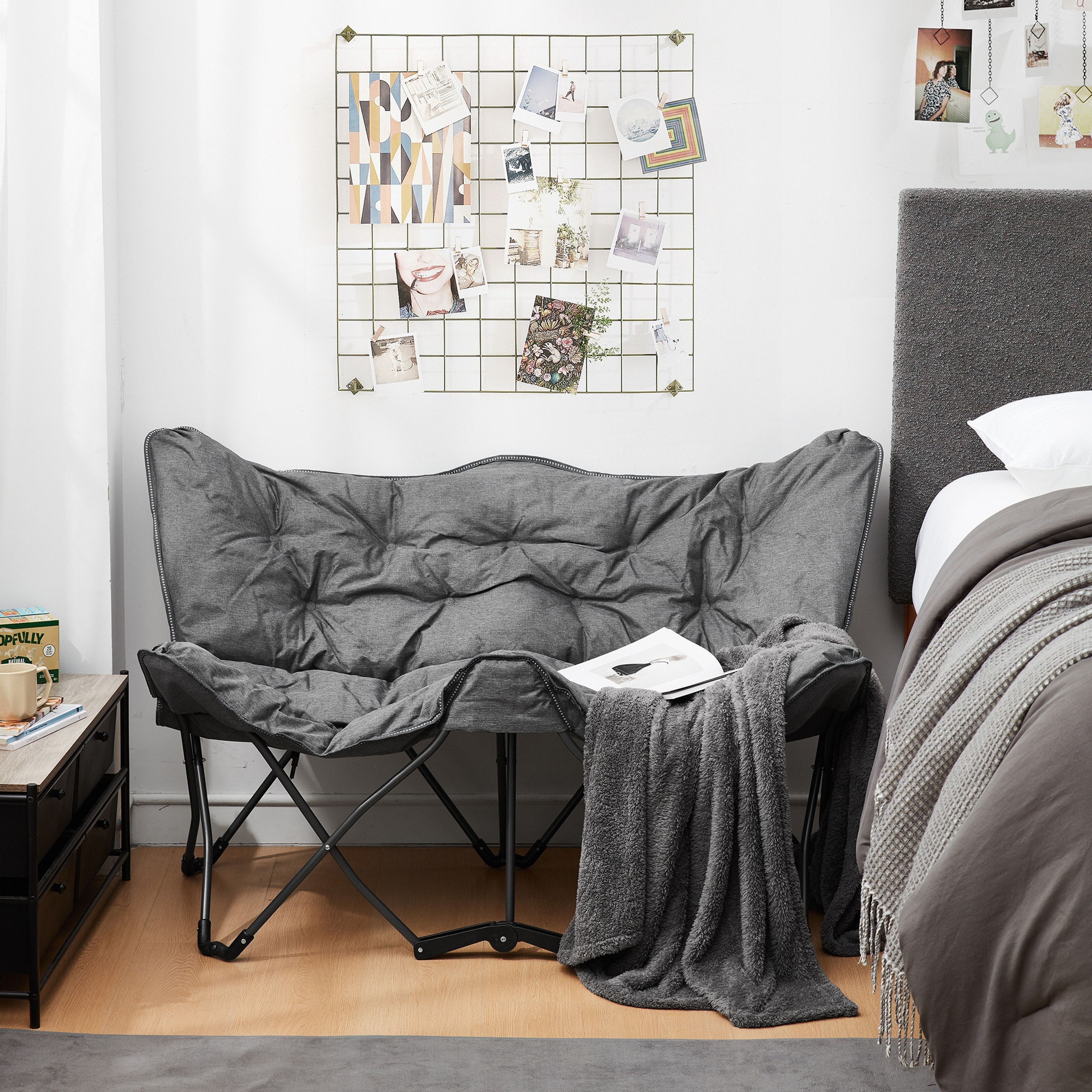 2East Twin Butterfly Chair by DormCo