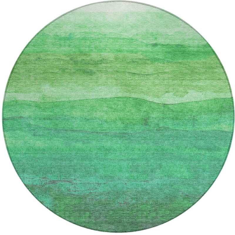 HomeRoots Abstract Modern Rectangle Outdoor Rug