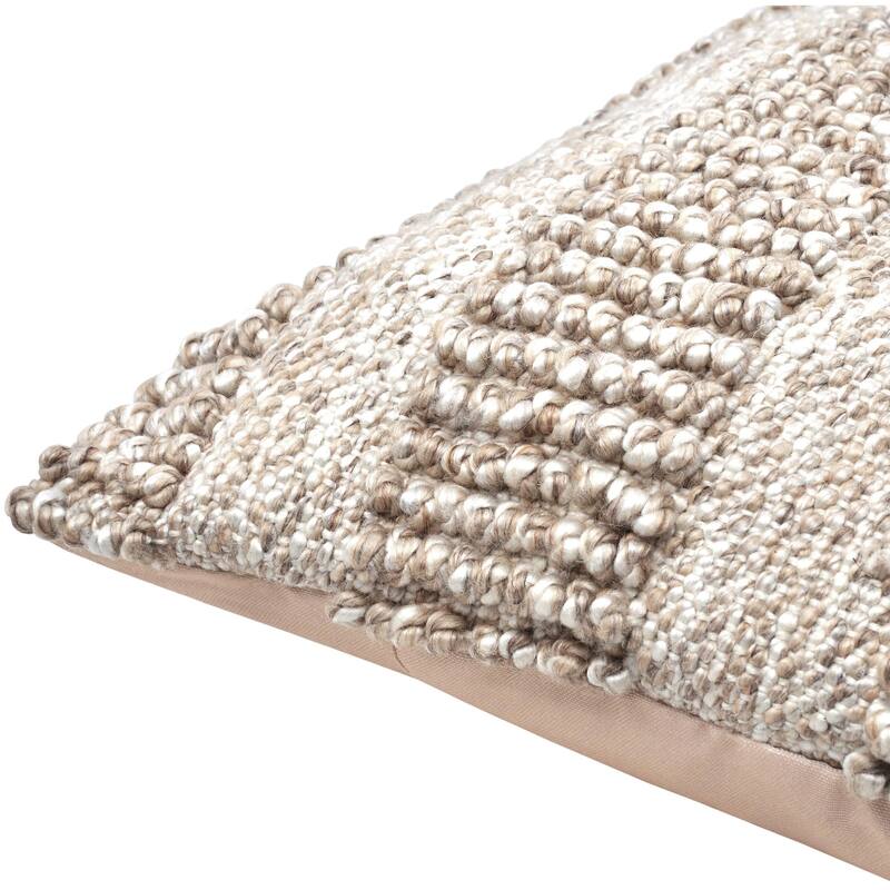 Dalea Textured Recycled PET Throw Pillow