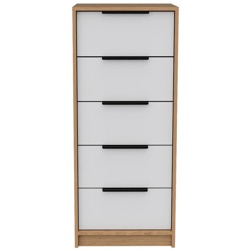 5 Drawers Dresser And Metal Handle