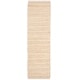 preview thumbnail 2 of 1, SAFAVIEH Handmade Natural Fiber Zvjezdana Jute Tassel Rug - Ivory/Ivory - 2' 3" x 8'