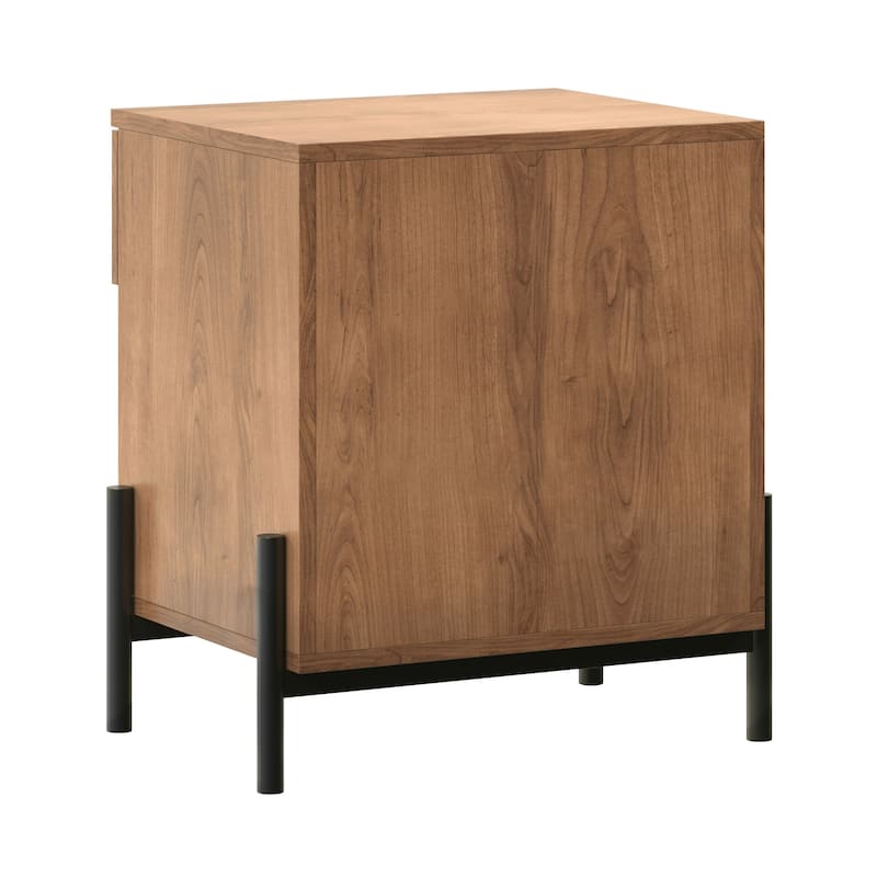 Middlebrook Designs Modern Fluted-Drawer Nightstand