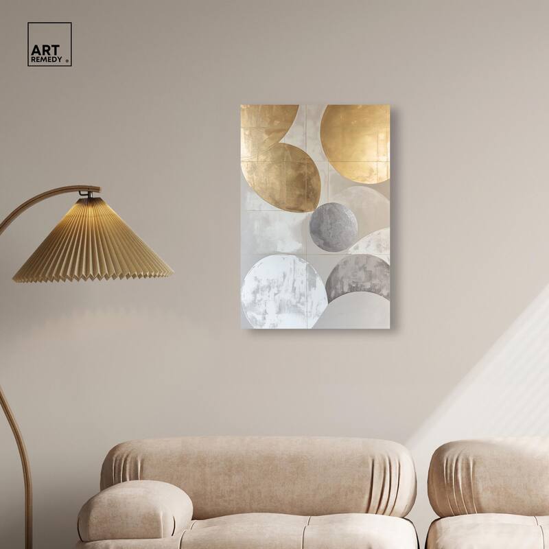 Golden Sequence II Canvas by Art Remedy, Gallery Wrapped