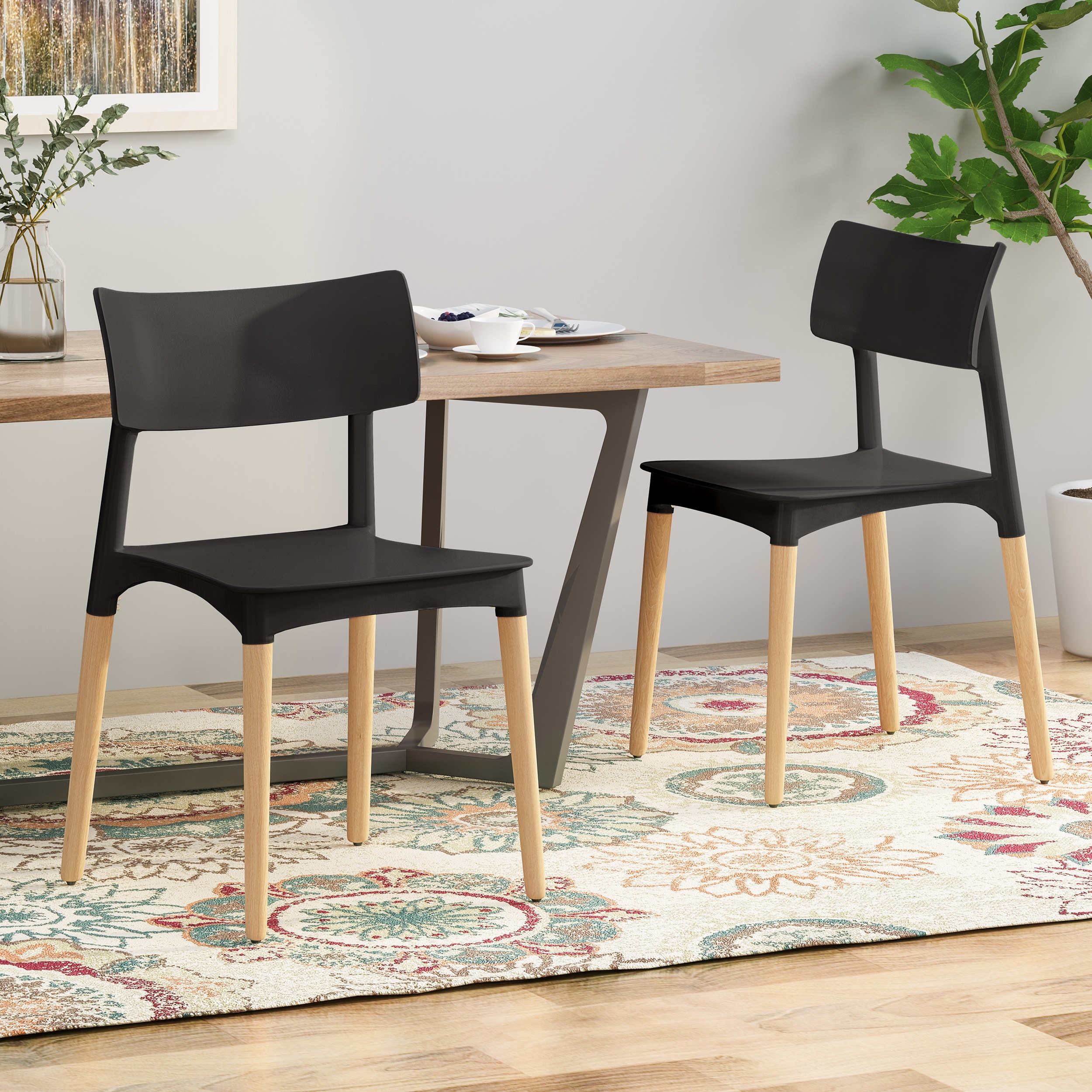 Beech wood dining chairs discount