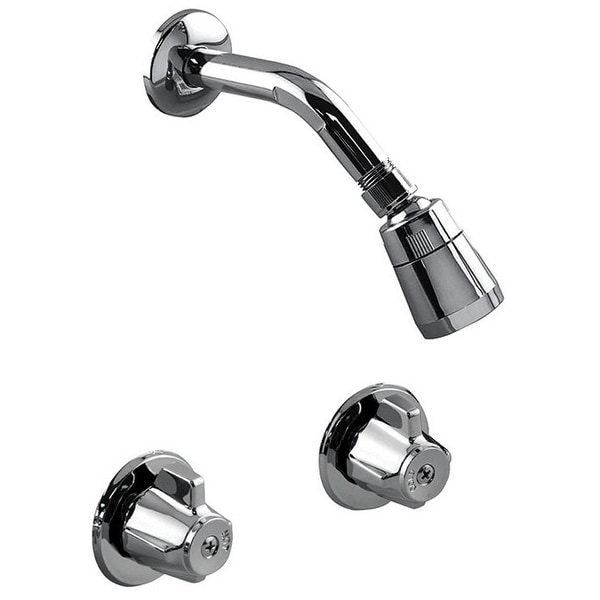 Jones Stephens 1850022 Contractor's Choice Shower Only Trim Package with 1.8 GPM Single Function Shower Head - Chrome Plated