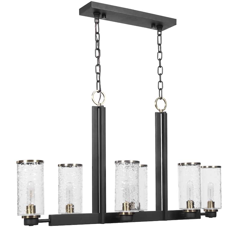 Uttermost 21333 Jarsdel 6 Light 45" Wide Linear Chandelier