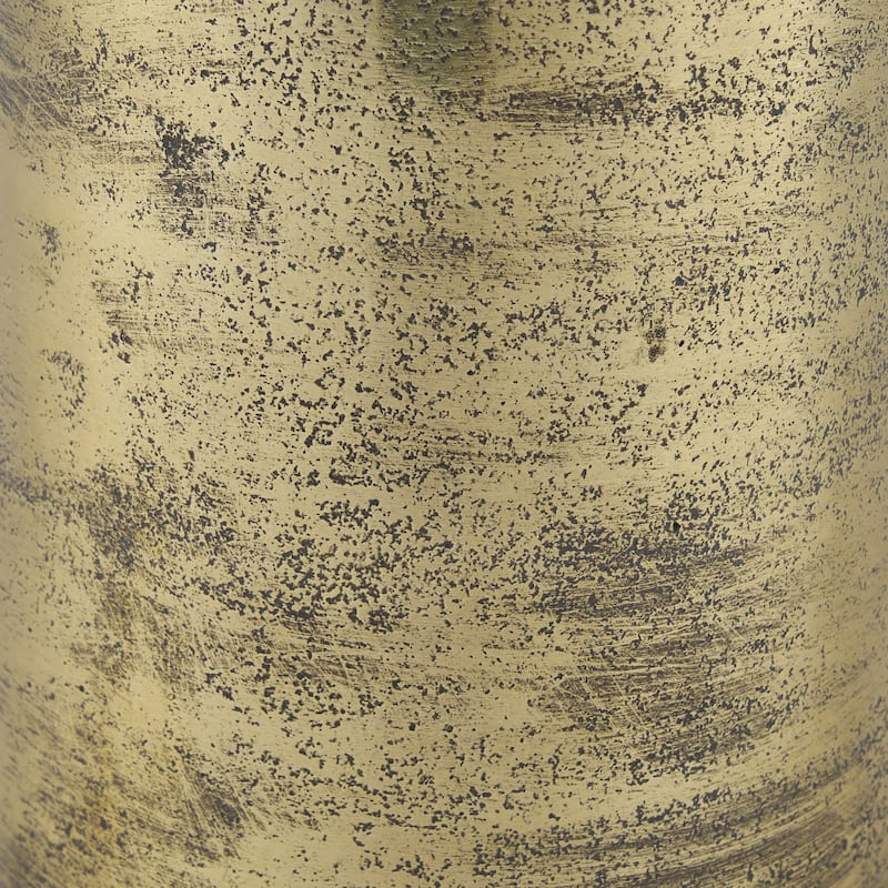 Quonset Antiqued Brass Aluminum Metal Decorative Object (10")