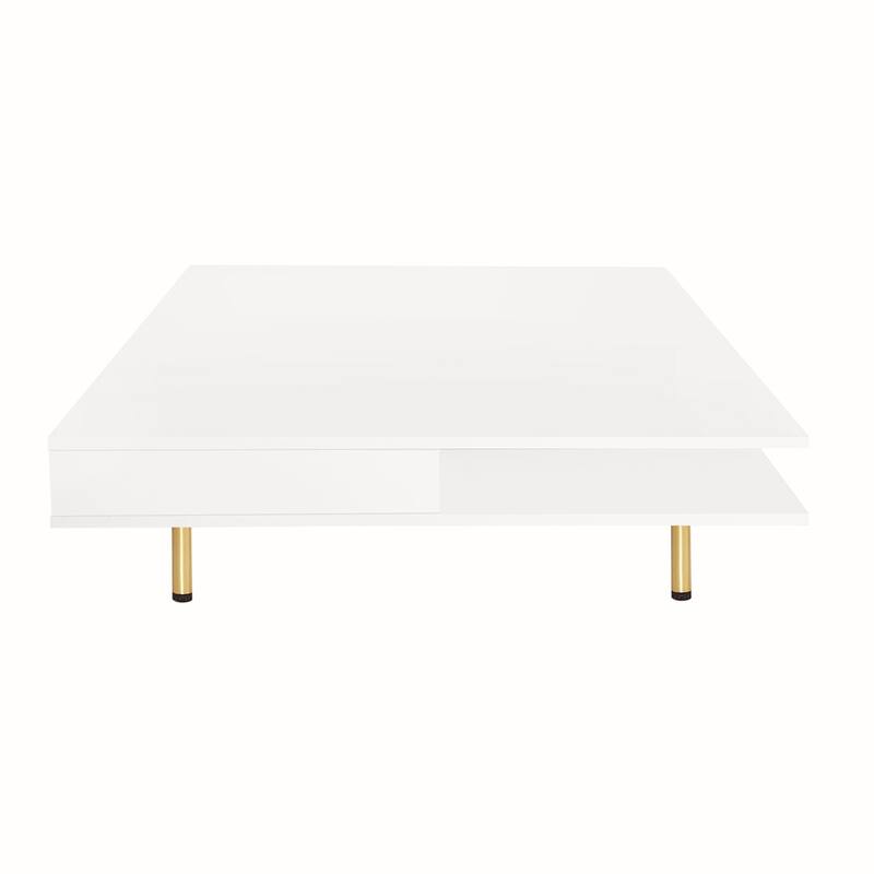 Particle Board Coffee Table With Drawers
