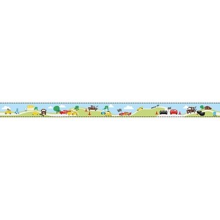 Disney & Pixar Cars Light Blue Border