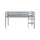 preview thumbnail 52 of 50, Solid Rubberwood Loft Bed Frame with Ladder, Guardrails and Underbed Storage Space - Low Height Design for Kids and Teens