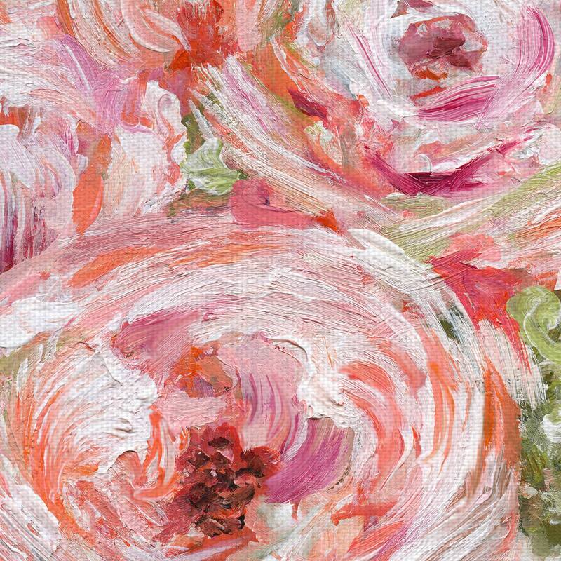 Sassy Bouquet Brush Bright by Galaxy of Graphics Canvas Art Print