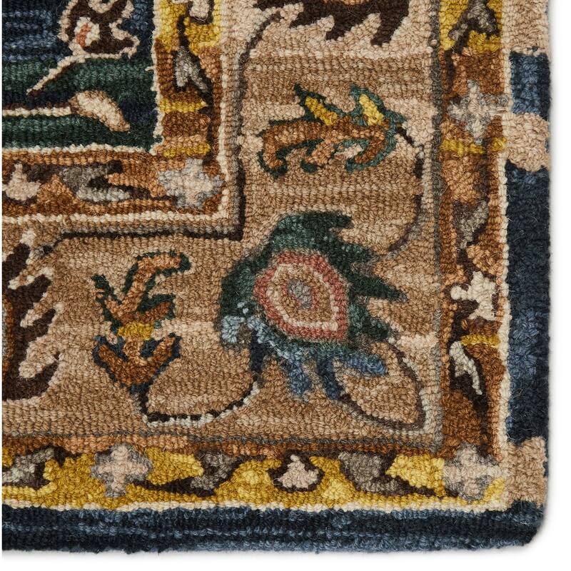 Seraphina Handmade Medallion Pink/ Yellow Area Rug