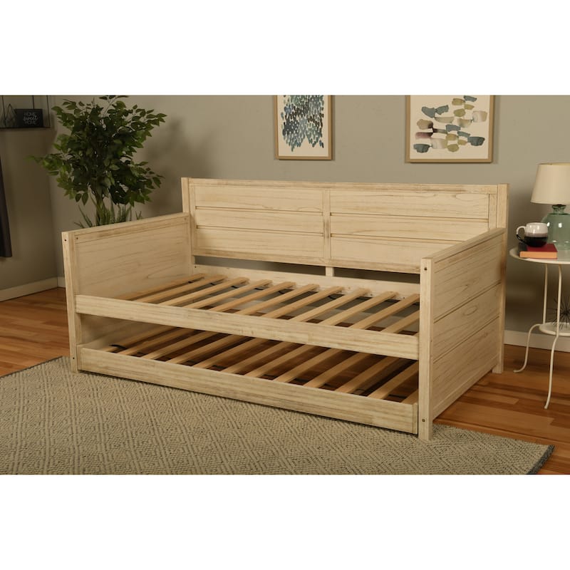 Somette Marisa Daybed Frame with Pop Up Trundle (Mattress not included)