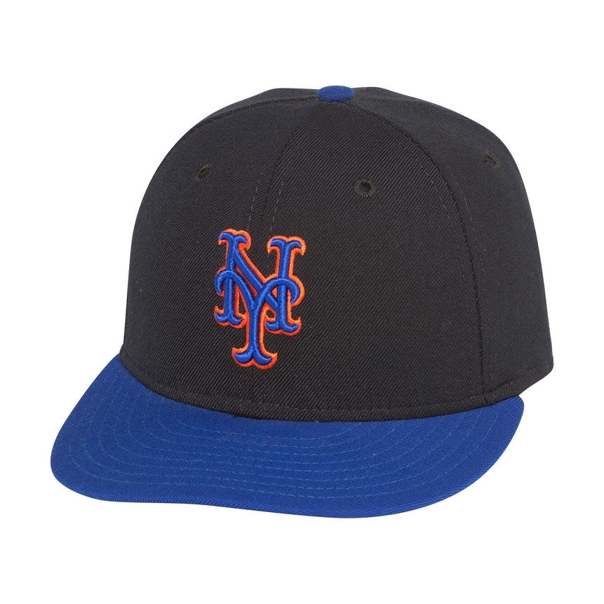 mets black and blue hat