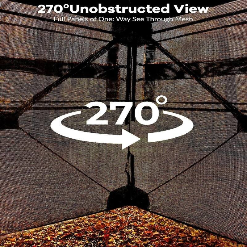 2-4 Person Hunting Shelter Waterproof Camouflage Tent - N/A