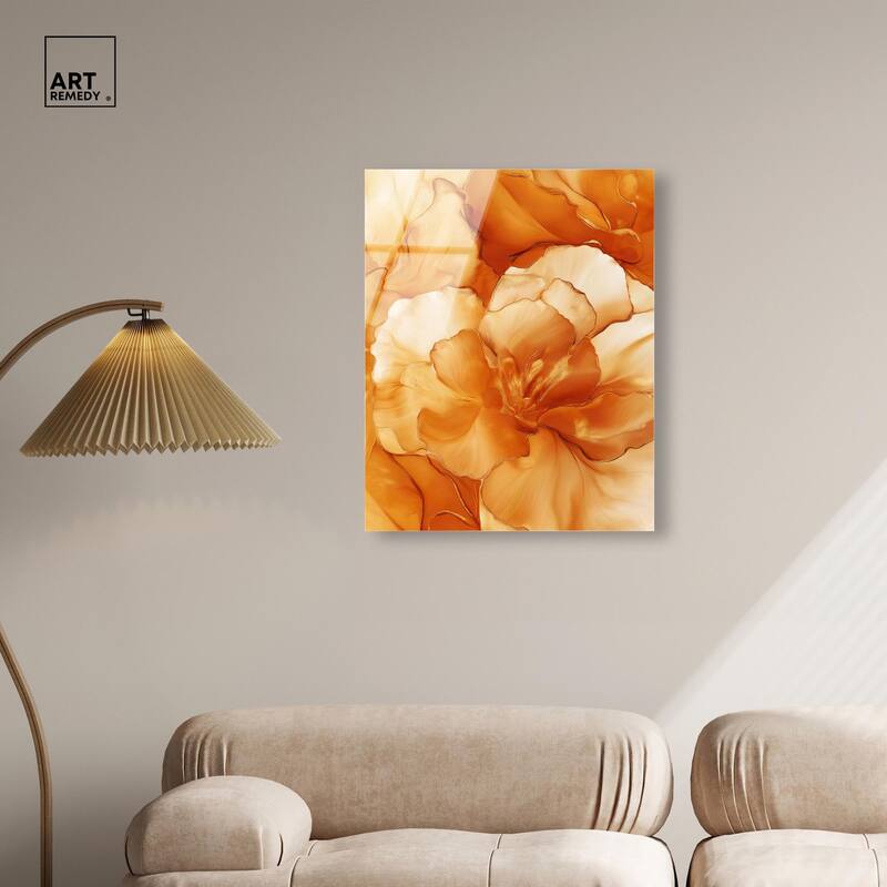 Sunlit Bloom I Acrylic by Art Remedy, Ready to Hang