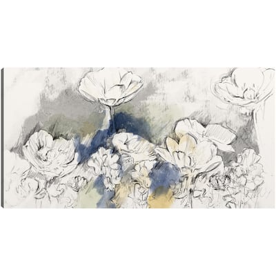 Wildflower Study By Studio Arts Canvas Art Print