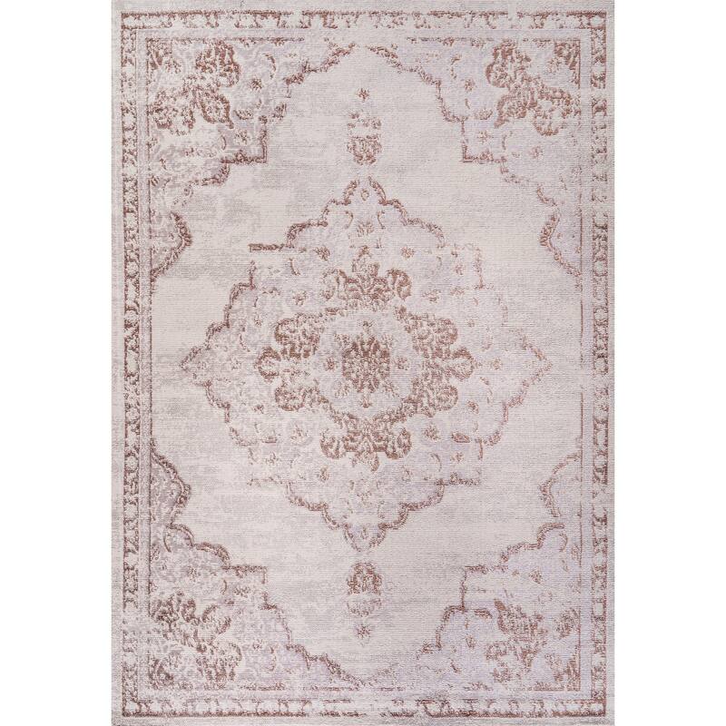 JONATHAN Y Rosalia Ornate Medallion Modern Area Rug