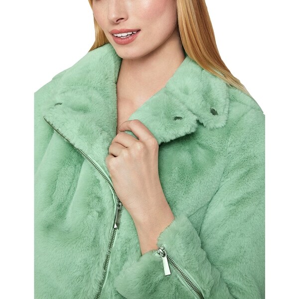 bcbgmaxazria faux fur coat