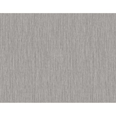 Seabrook Designs Vertical Stria Embossed Vinyl Unpasted Wallpaper