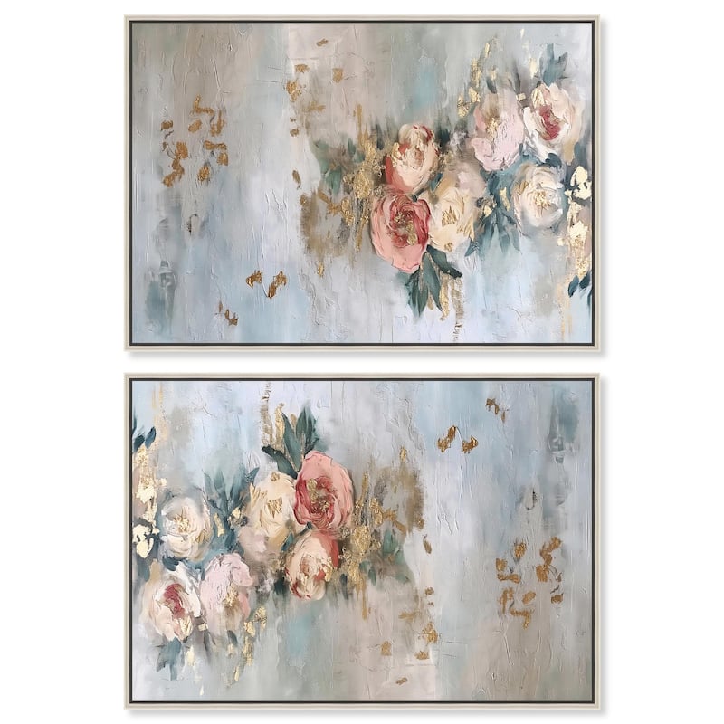 Walk on a Sunny Day Canvas by Art Remedy - 36" x 24" - Black