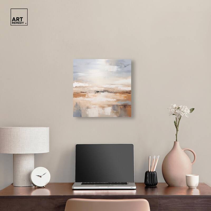 Coastal Calm Canvas by Art Remedy, Gallery Wrapped