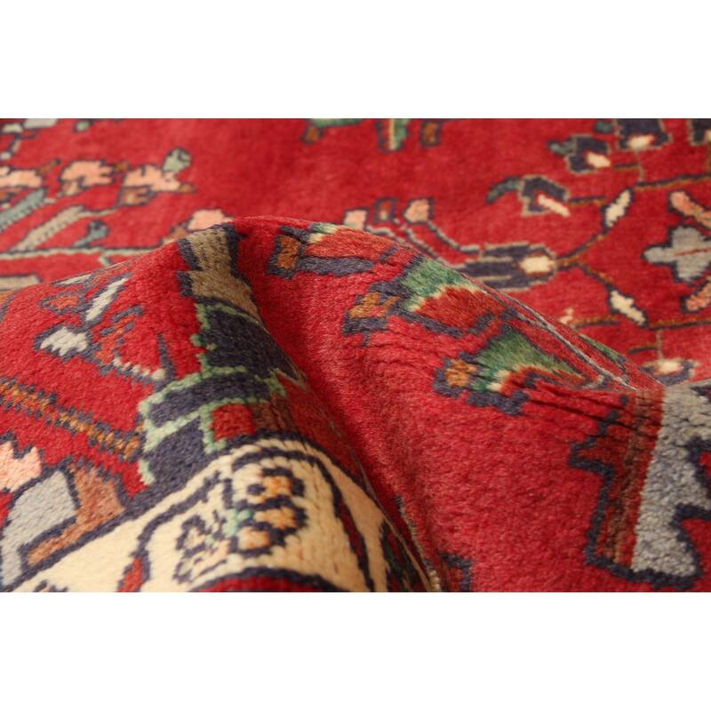ECARPETGALLERY Hand-knotted Anadol Red Wool Rug - 3'8 x 10'4