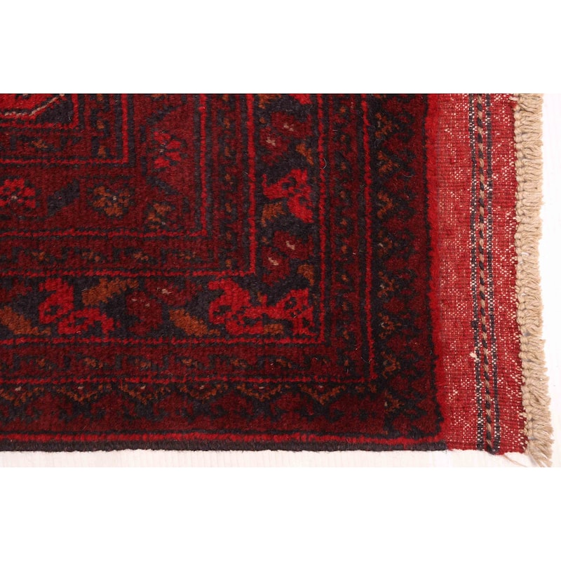 ECARPETGALLERY Hand-knotted Finest Khal Mohammadi Red Wool Rug - 9'11 x 12'10