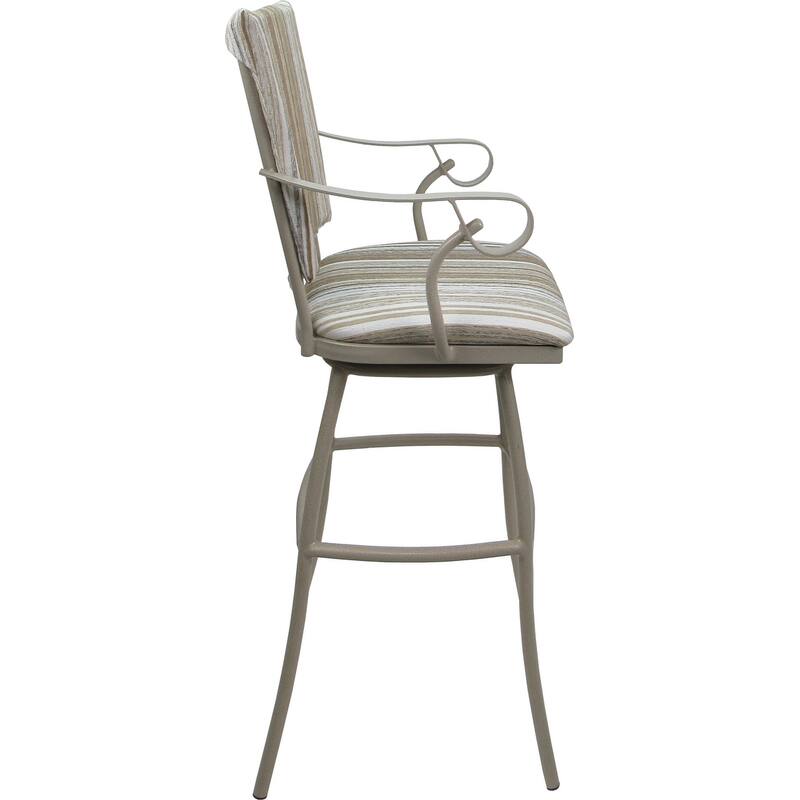 Set of 3 Outdoor Indoor Bar Stool Counter Extra Tall - Jenna PB Arms