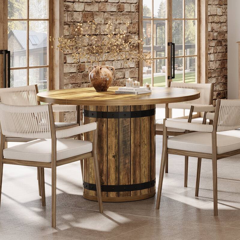 Farmhouse Dining Table, Kitchen Table, Living Room Accent Dining Table