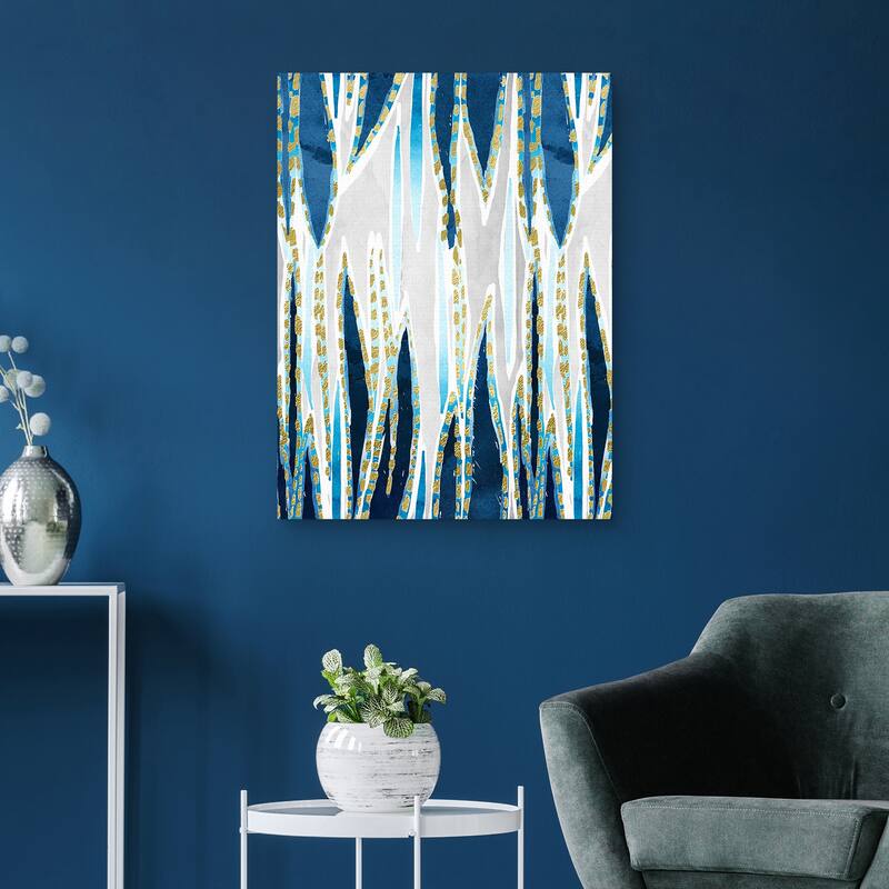 Blue Algae by Nikki Chu Canvas Art Print
