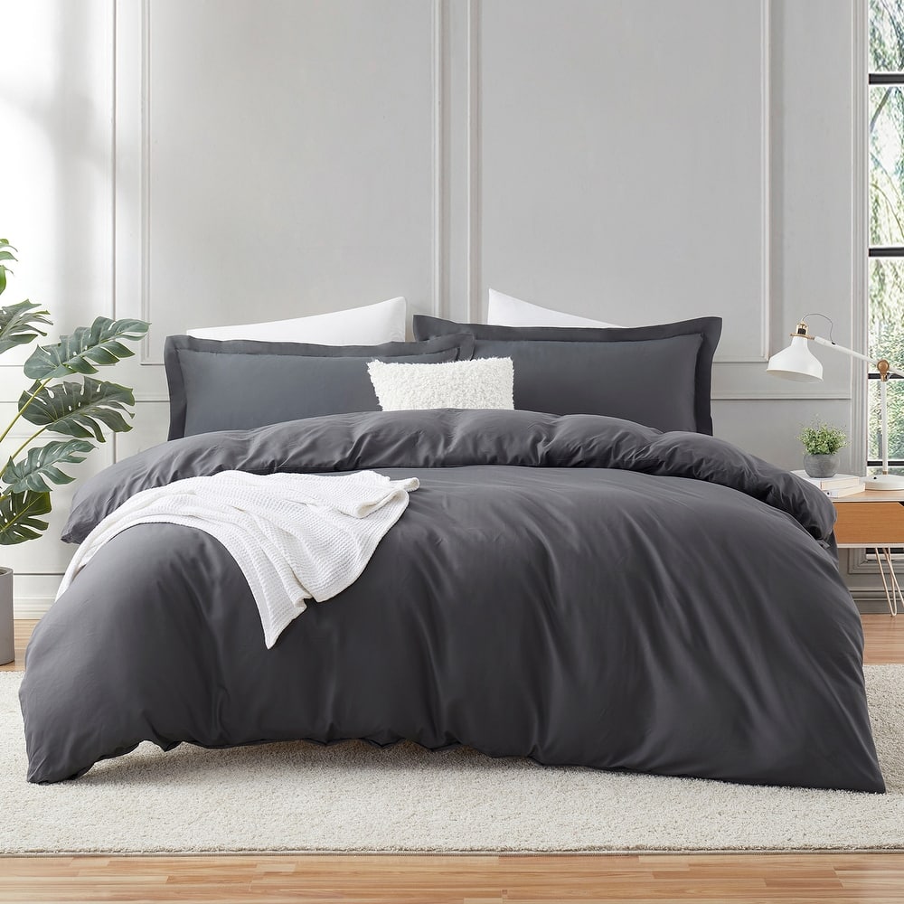 Empyrean Duvet Cover With Fitted Sheet Soft Double Brushed Bedding Set