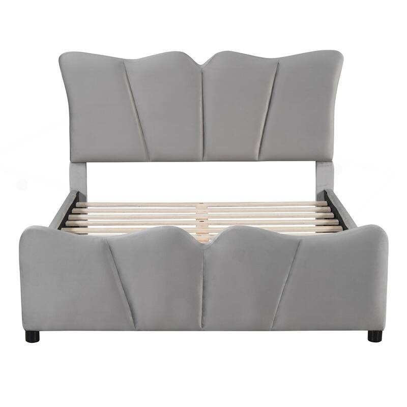 Full Size Upholstered Platform Bed