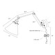 preview thumbnail 7 of 11, 2 Set Modern Swing Arm Lights Adjustable Plug-in Hardwired Wall Sconces