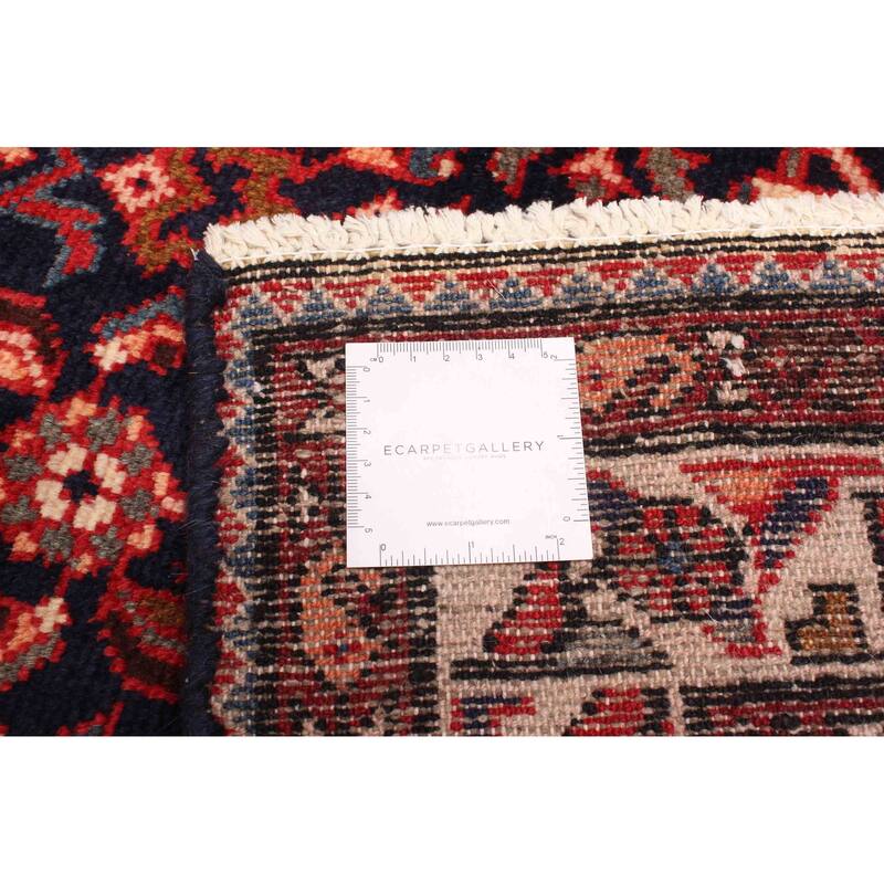 ECARPETGALLERY Hand-knotted Andelz Dark Navy Wool Rug - 3'9 x 10'5