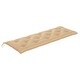 preview thumbnail 6 of 8, vidaXL Patio Bench with Cushion 61.8'' Solid Acacia Wood - 61.8'' x 17.7'' x 32.5''