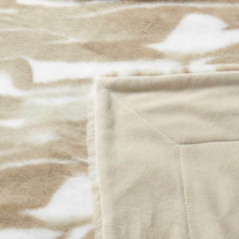 Home Soft Things Beaver FauxFur Throw