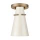Option Modern Brass with Glossy Ecru