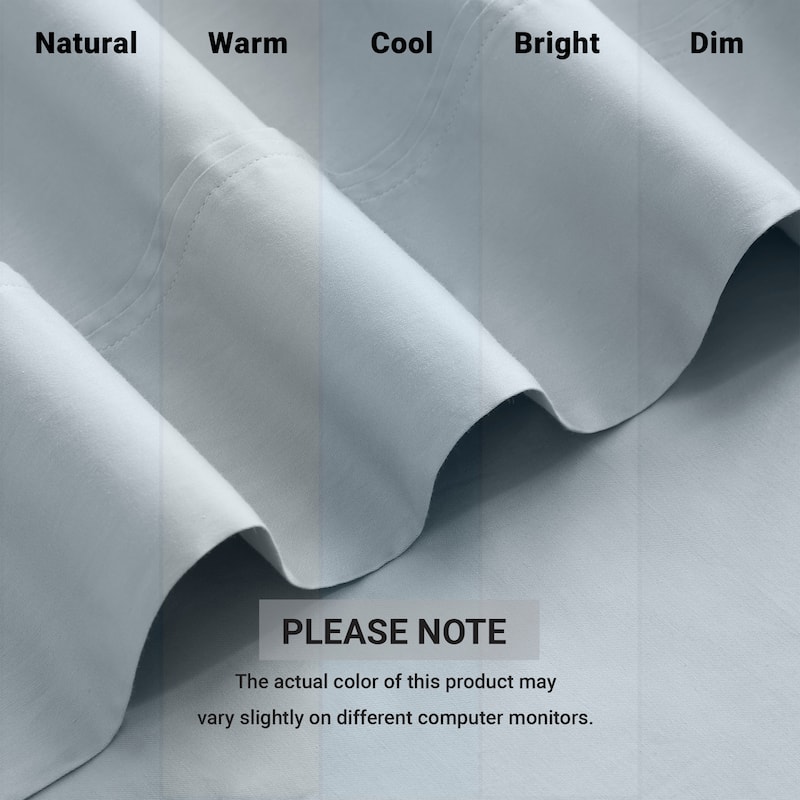 Harbor House 100% Egyptian Cotton Sateen Sheet Set